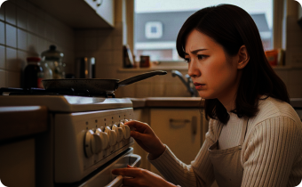 点火不良や火力の不安定さ