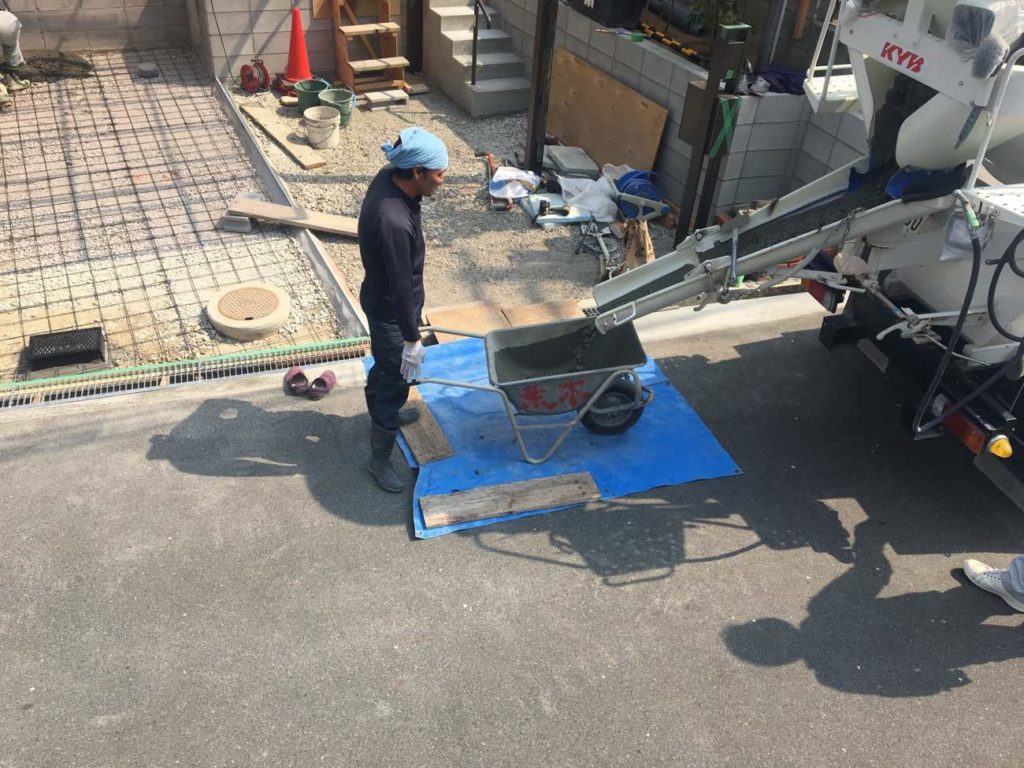 現場日記：奈良県香芝市N様外構リフォーム③